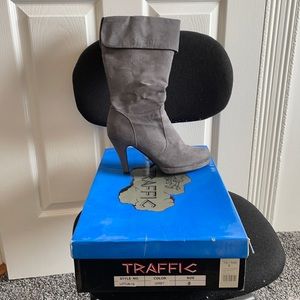 Grey Suede boots